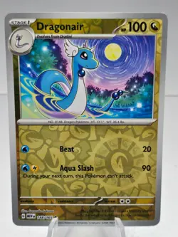 Pokemon TCG Dragonair Scarlet & Violet-151 148/165 Reverse Holo - Image 1