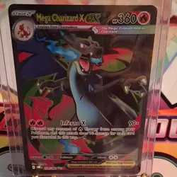 Pokemon TCG Mega Charizard X ex 109/094 Holo Phantasmal Flames Ultra Rare UR - Image 1