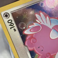 Blissey 153/214 SM Lost Thunder Cosmos Holo Rare SWIRL 🌀 Pokemon TCG NM - Image 2