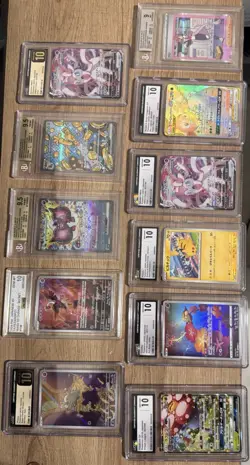 pokemon japanese Slabs Lot Of 11 CGC , PSA , BECKETT , AGS - Image 1
