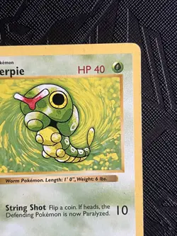 Pokemon TCG Caterpie 45/102 1st Edition Base Set Shadowless (English) - MP - Image 5