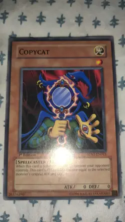Yu-Gi-Oh! 5D's Copycat 1st Edition TCG Card 5DS1-EN015 Common LP - Image 1
