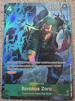 One Piece Roronoa Zoro Alt Art R PRB-02 English - Image 2