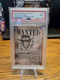 Portgas.D.Ace (119) (Wanted Poster) OP13-119 Carrying On His Will Foil - Image 3