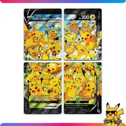 Pikachu V-Union - SWSH139-142 - Celebrations - 4 Card Set - Pokemon TCG - [NM] - Image 1