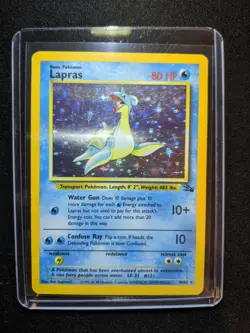 Lapras - 10/62 - Fossil - ⭐Holo Rare⭐ - Pokemon Card - SEE PHOTOS! - Image 1