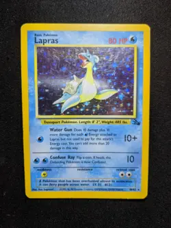 Lapras - 10/62 - Fossil - ⭐Holo Rare⭐ - Pokemon Card - SEE PHOTOS! - Image 2