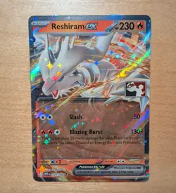 Reshiram Ex Pokemon Prize Pack Series 8 Promo Pokemon Card NM - Image 1