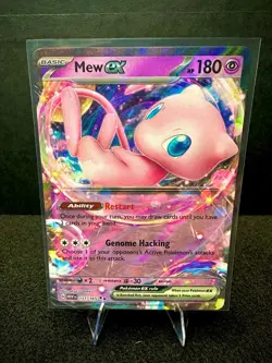 Mew ex 151/165 Scarlet & Violet 151 Ultra Rare Holo Pokemon TCG Card NM - Image 1
