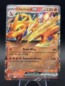 Charizard ex 161 Sv: Scarlet & Violet Promo Cards Holo LP - Image 1