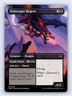 Scavenger Regent #379 Rare Borderless MTG 2025 Tarkir Dragonstorm (TDM) - Image 2