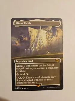 Minas Tirith (0341) Borderless MTG The Lord of the Rings Rare 341 NM - Image 1