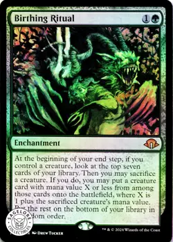 MTG Birthing Ritual (146) | NM Foil | Modern Horizons 3 {MH3} - Image 1