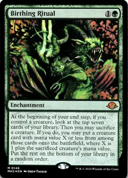 MTG Birthing Ritual (146) | NM Foil | Modern Horizons 3 {MH3} - Image 2