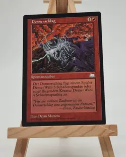 Donnerschlag Wetterlicht Magic Karte MTG deutsch (Thunderbolt) - Image 1