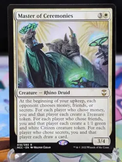 MTG Streets of New Capenna- Master of Ceremonies 18 Regular - Image 1