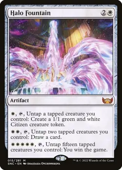 SNC HALO FOUNTAIN 1x Magic Streets of New Capenna MTG NM - Image 1