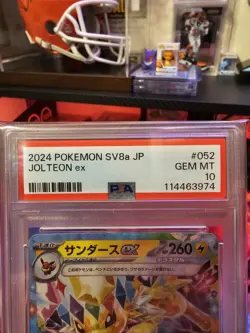 2024 Pokemon SV8a JP Jolteon ex #52 Terastal Fest Ex Holo (Japanese) PSA 10 - Image 3