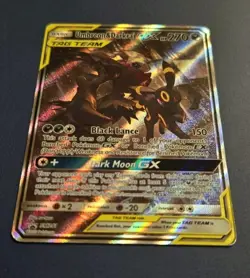 Umbreon & Darkrai GX - HP (Small Crease) - SM241 Holo Black Star Promo - Pokemon - Image 2