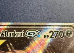 Umbreon & Darkrai GX - HP (Small Crease) - SM241 Holo Black Star Promo - Pokemon - Image 4
