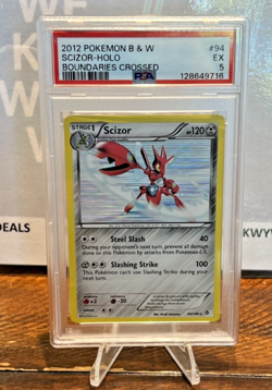 2012 POKEMON BLACK & WHITE BOUNDARIES CROSSED #94 SCIZOR HOLO - Image 1