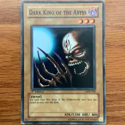 Dark King Of The Abyss (HP) LOB-020 1st Edition Yu-Gi-Oh! - Image 1