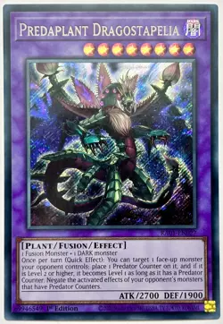 RA01-EN027 Predaplant Dragostapelia - Secret Rare 1st Edition Near Mint YuGiOh - Image 1