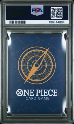 2025 ONE PIECE OP12 DEAD MAN'S GAME ALTERNATE ART PSA 9 - Image 2