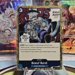 Boeuf Burst OP12-060 R Foil Legacy of the Master One Piece Card Game NM/M - Image 1