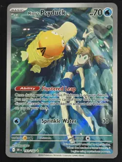 Pokemon TCG Misty’s Psyduck Destined Rivals 193/182 Illustration Rare Card NM - Image 1