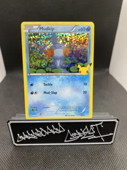 POKEMON MUDKIP 19/25 PROMO MCDONALDS CONFETTI HOLO 25th ANNIVERSARY NM CARD - Image 1