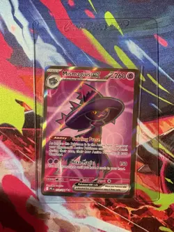 Mismagius EX 112/094 Phantasmal Flames Ultra Rare Full Art Pokemon TCG NM Card - Image 1