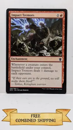 4x Impact Tremors Dragons of Tarkir Regular - Image 3