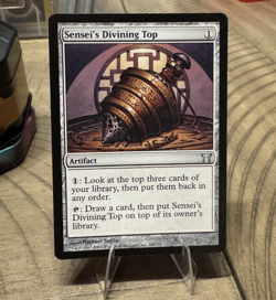 💥Magic the Gathering SENSEI'S DIVINING TOP Champions of Kamigawa * Never Played - Image 1