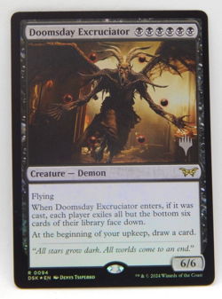 MTG - Duskmourn House of Horror Foil Promo 0094 - DOOMSDAY EXCRUCIATOR - Image 1