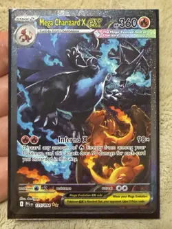 Mega Charizard X EX Holo Pokemon TCG PFL Card 125/094 Standard Size Fire - Image 4