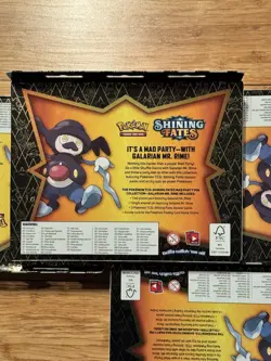 Pokemon TCG Shining Fates Mad Party Pin Collection Galarian Mr Rime Set of 4 - Image 4