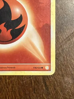 Pokemon TCG Fire Energy HeartGold SoulSilver, Regular Ho-Oh Energy 116/123 - Image 4