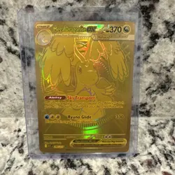Mega Dragonite Ex 295/217 Me02.5: Ascended Heroes GOLD Mega Ultra Rare POKEMON - Image 1
