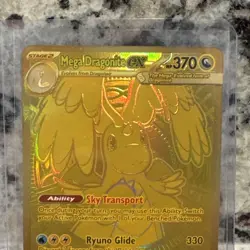 Mega Dragonite Ex 295/217 Me02.5: Ascended Heroes GOLD Mega Ultra Rare POKEMON - Image 2
