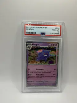 2023 POKEMON MEW EN-151 #094 GENGAR PSA 10 - Image 1