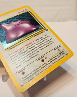 Ditto 3/62 Holo Rare Unlimited Fossil Pokemon 1304 - Image 5