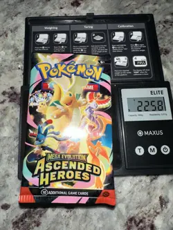 22.58g HEAVY -Pokemon Ascended Heroes Booster Pack -Possible GODU - Image 1