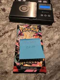 22.58g HEAVY -Pokemon Ascended Heroes Booster Pack -Possible GODU - Image 3