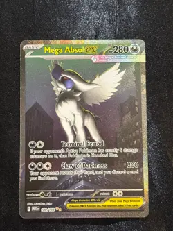 Pokemon TCG Mega Absol EX 180/132 Me01: Mega Evolution Rare Holo - Image 1