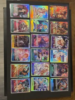One Piece Tcg Card Lot of Ace/Sabo Illust. promo & 100 SR's. Matching lot 35 SRs - Image 3