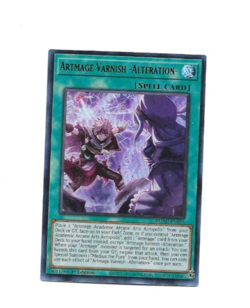Yugioh Yu-Gi-Oh! Artmage Varnish -Alteration- DUAD-EN058 1st edition UR Card NM - Image 1
