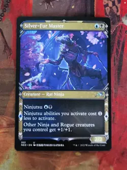 MTG Card: Silver-Fur Master (Kamigawa: Neon Dynasty) SHOWCASE - Image 1