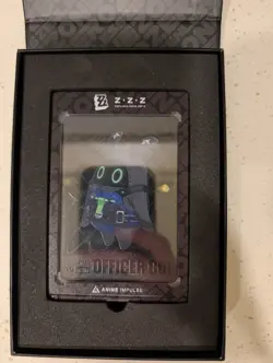 SILVER Zenless Zone Zero Officer CUI Metal Art Card ZZZ Anime Impulse Series 3 - Image 1