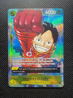 Monkey D.Luffy OP07-109 (Alternate Art) One Piece Card Game ENGLISH FOIL LP+ - Image 1